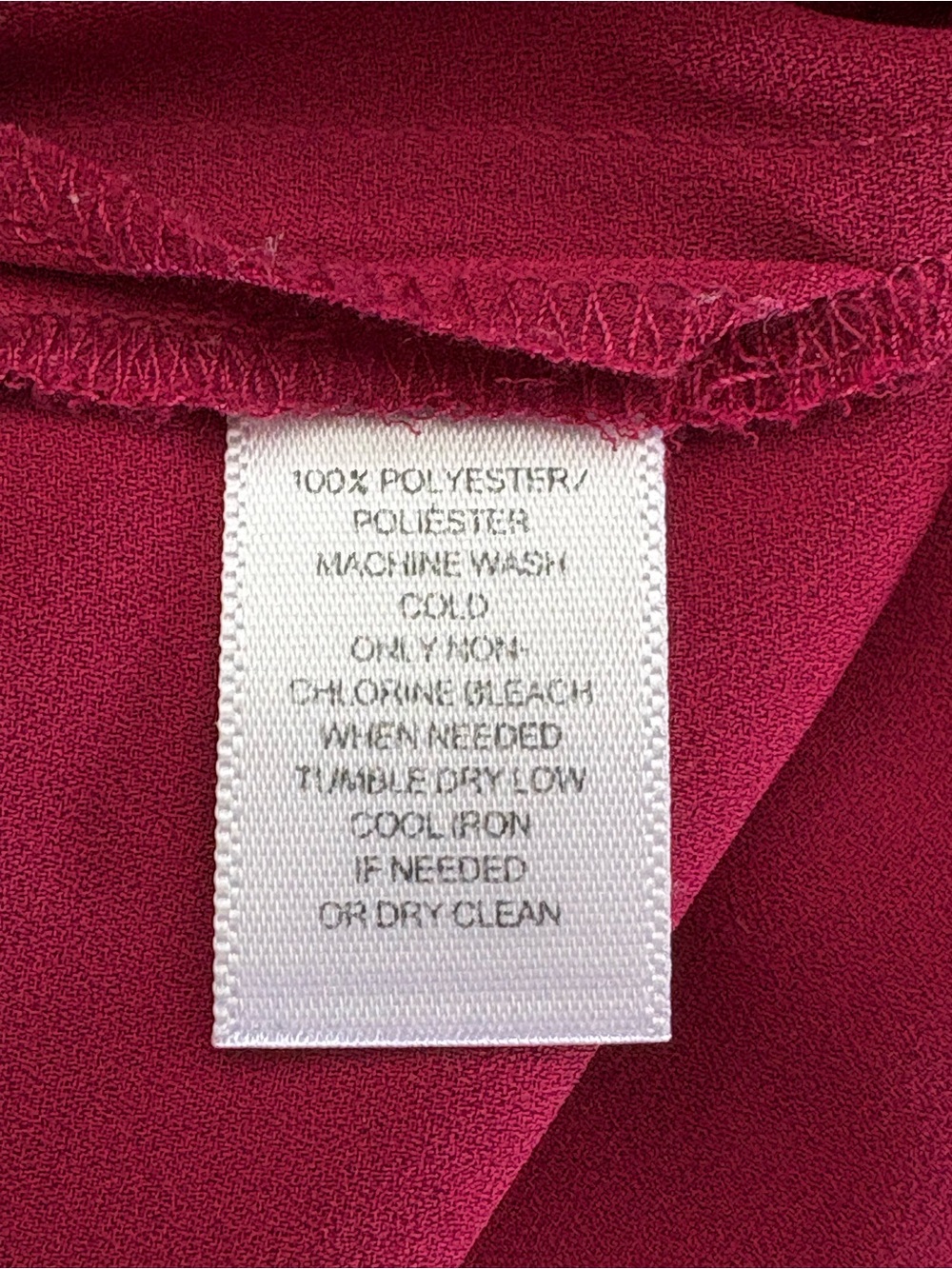LOFT Raspberry-Pink Button Front Mandarin Collar Blouse - Picture 6 of 8